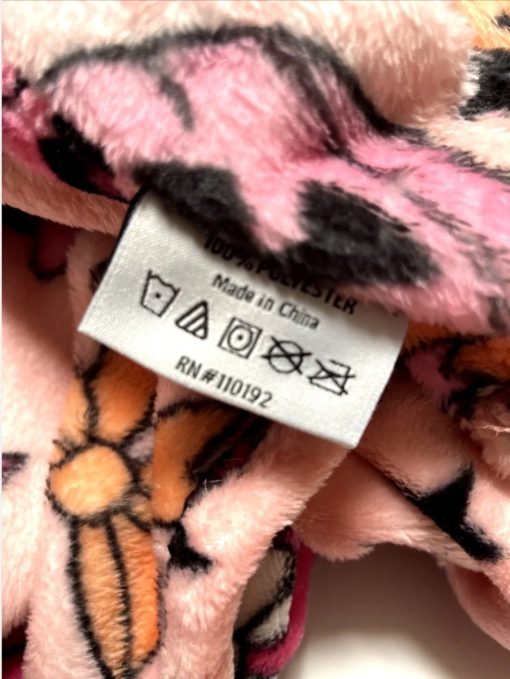 Pink Halloween Plush Throw Blanket Pumpkins Bows Fleece 60x70 Soft Cozy